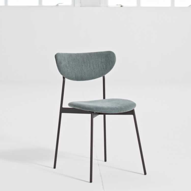 MidCentury Modern Petal Upholstered Dining Chair West Elm