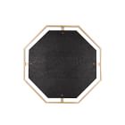 Octagon Floating Metal Frame Wall Mirror