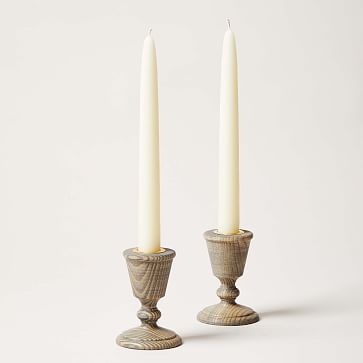 Farmhouse Pottery Countryman Candlesticks | West Elm