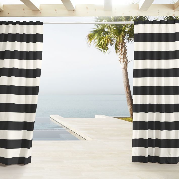 Outdoor Stripe Curtains