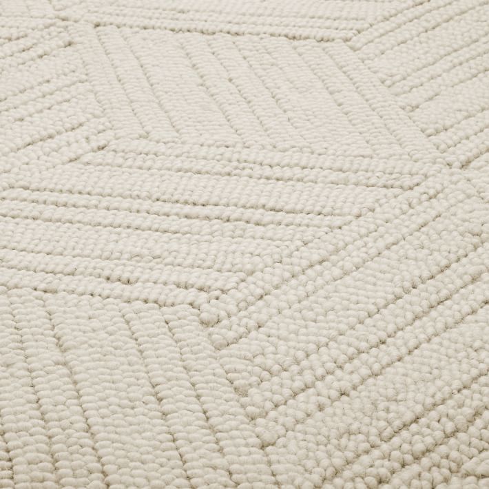 Textured Hexagon Rug Swatch