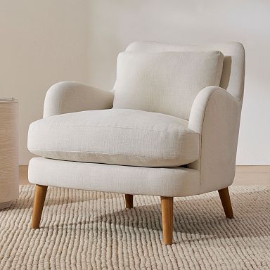 Slipcover Chair Chairs West Elm