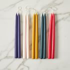 Unscented Colorful Taper Candles