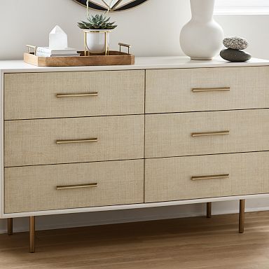 West elm deals dresser white