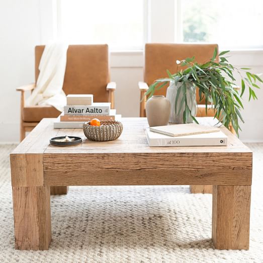 Plank Coffee Table, Modern Living Room Furniture