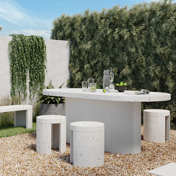 Terrazzo Concrete Dining Table