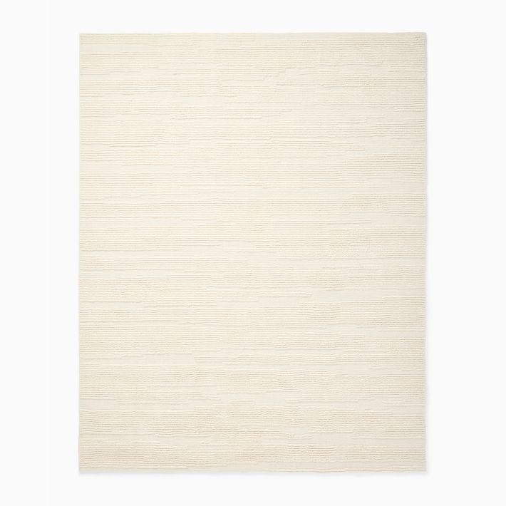 Staggered High-Low Easy Care Rug