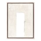 Open Box: Center Disruption White Framed Wall Art By The Holly Collective