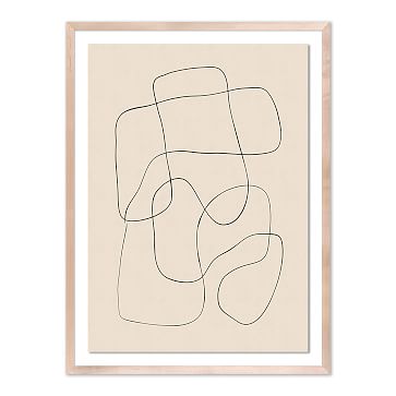 Abstract Scribble No 2 Framed Wall Art by Roseanne Kenny | West Elm