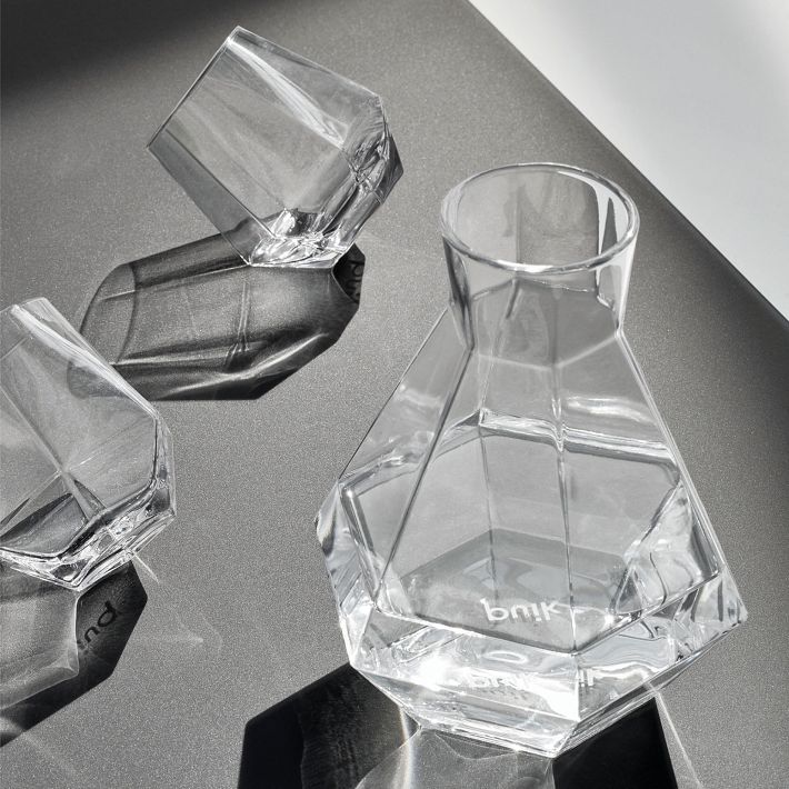 Puik Designs Faceted Glass Carafe