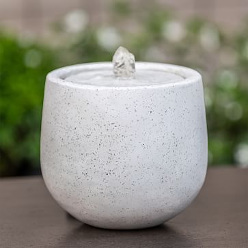 Geo Indoor/Outdoor Fountain - Round | West Elm