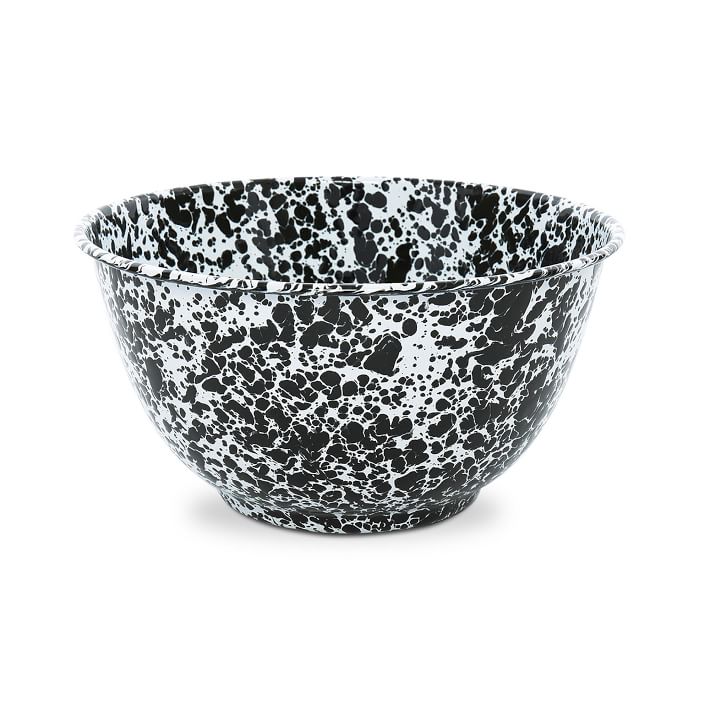 Crow Canyon Marble Splatter Enamel Serveware