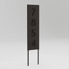 Post &amp; Porch Vertical Home Yard Sign with Magnetic Numbers