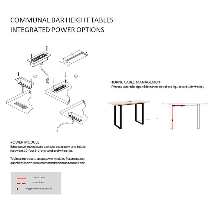 West elm store bar height table