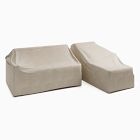 Portside 2-Piece Chaise Sectional Outdoor Furniture Covers