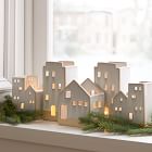 Ceramic Tealight Village Set