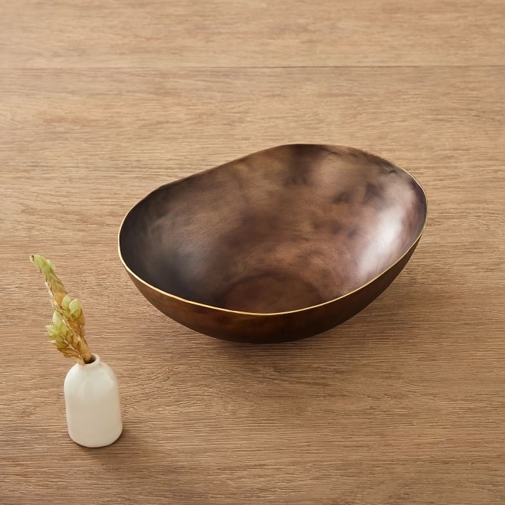 Organic Metal Bowls set of 2
