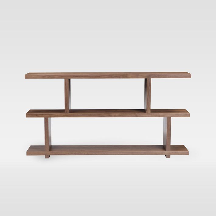 Modern Staggered Bookshelf West Elm