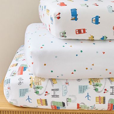 Crib sheets near top me