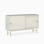 Modernist Wood &amp; Lacquer Shallow Media Console (48&quot;)