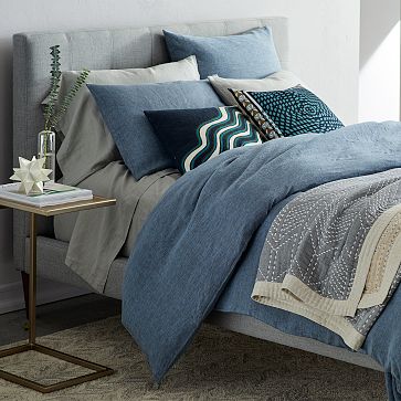 Belgian linen duvet hot sale cover west elm