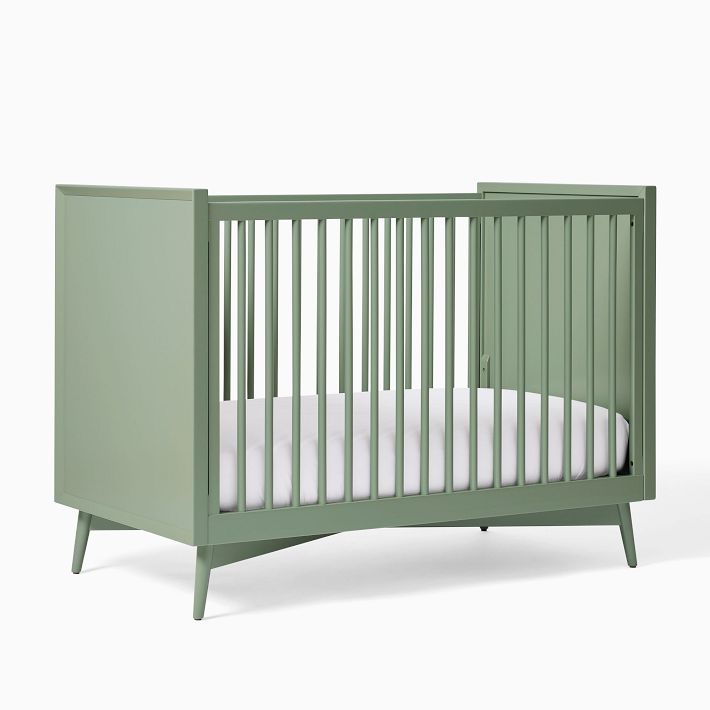 west elm x pbk Mid-Century Convertible Baby Crib