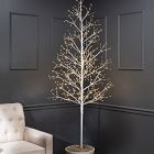 Light-Up White Christmas Tree