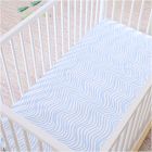 Soft Waves Crib Fitted Sheet