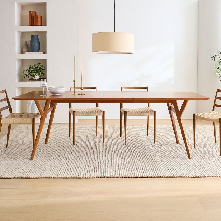 Mid-Century Expandable Dining Table (39&quot;&ndash;92&quot;)