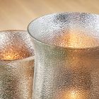 Silver Hammered Mercury Candleholders &amp; Vases