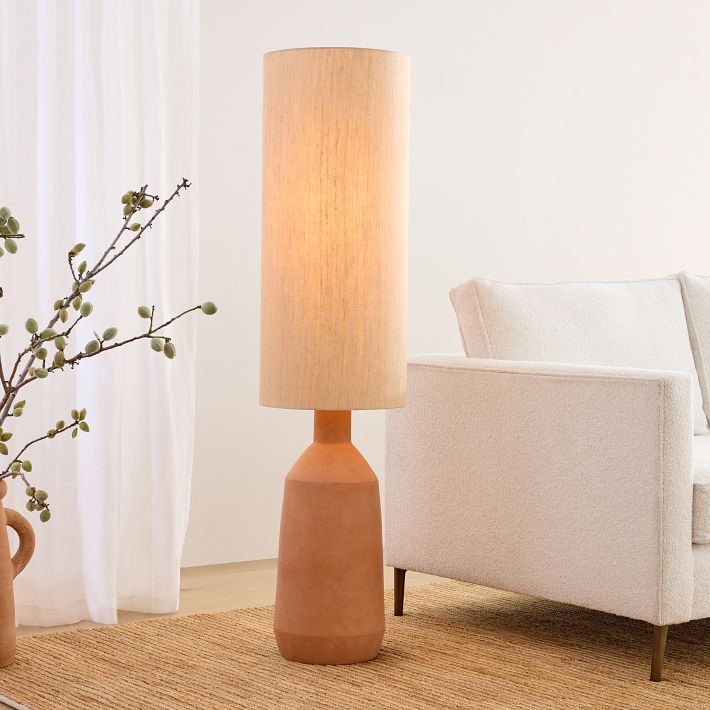 Brynn Terracotta Floor Lamp (52&quot;)