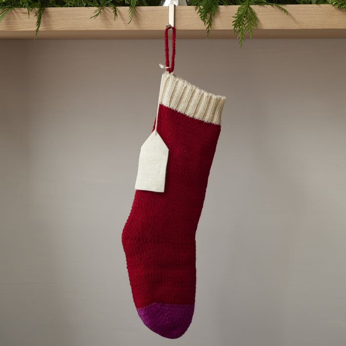 Red Knit Stocking