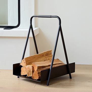 West elm log holder new arrivals