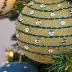 Tonal Felt Ball Ornaments - Cool (Set of 3)