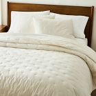 Washed Cotton Percale Quilt &amp; Shams
