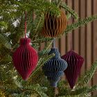 Jewel Tones Paper Ornaments (Set of 4)
