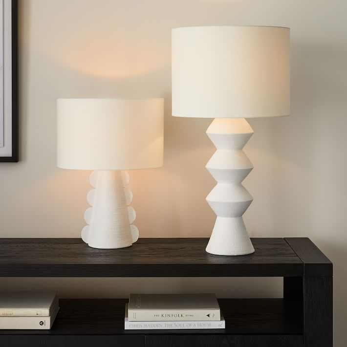 Diego Olivero Ceramic Shapes Table Lamp