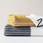 Cotton Stripe Edge Throw