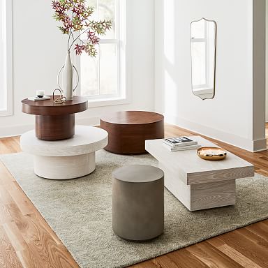 Drum coffee table 2024 west elm