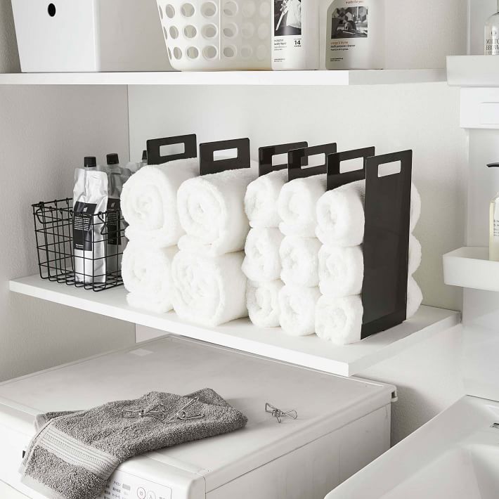 Yamazaki Tower Interlocking Towel Organizer West Elm