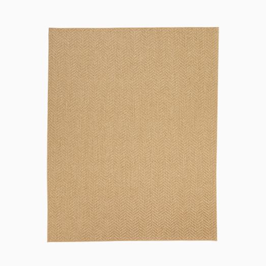 Custom Woven Herringbone Sisal Rug West Elm
