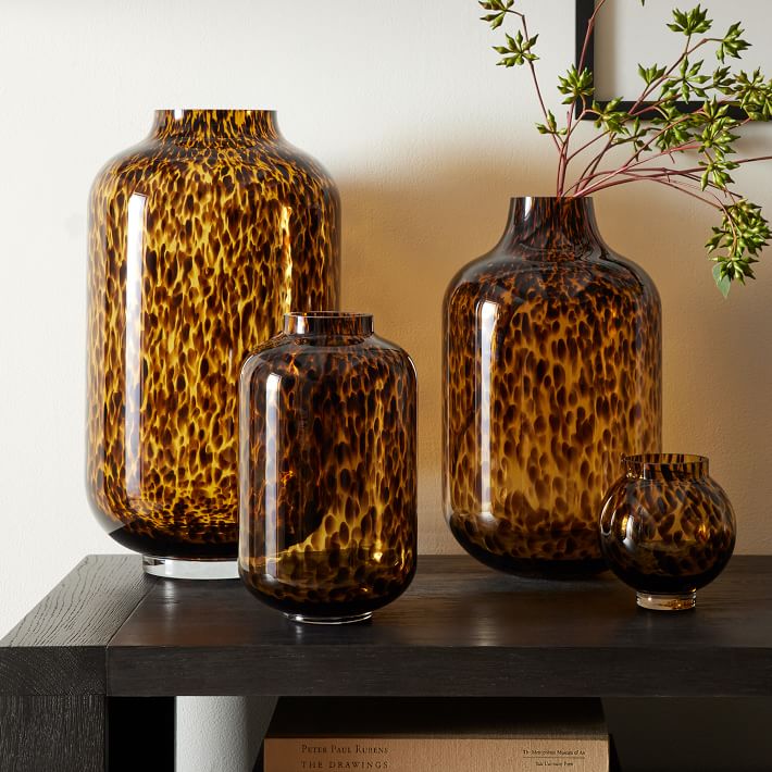 Mari Glass Vases - Tortoise