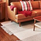 Fringe Plaid Rug