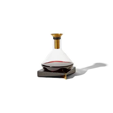 RBT Decanter w Wood Coaster West Elm