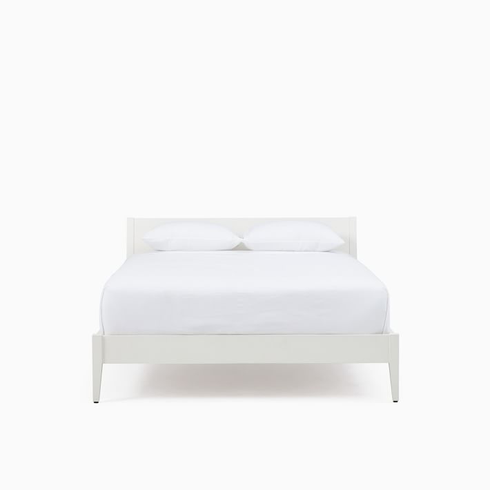 West elm online white bed