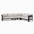 Caldera Aluminum Outdoor 4-Piece L-Shaped Sectional (129&quot;)