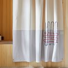 Quiet Town x Closed Mondays Shower Curtain