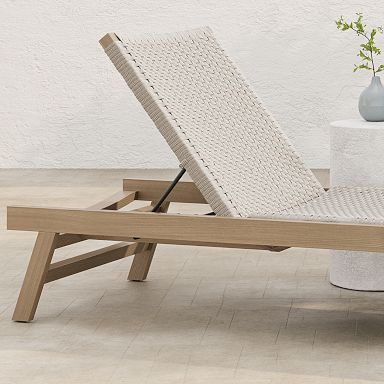 West elm sun discount lounger