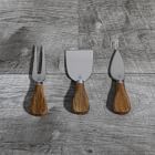 Acacia Wood Charcuterie Board &amp; Tool Set