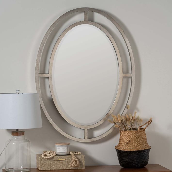 Gallant Wood Oval Wall Mirror